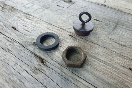 Fontaine Bucolique en fonte pour le jardin, fixation murale avec robinet laiton extérieur déco shabby chic design vintage