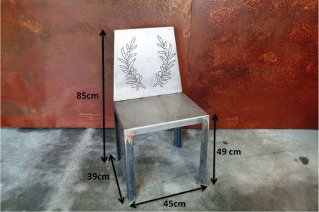 Cézac - Chaise métal originale