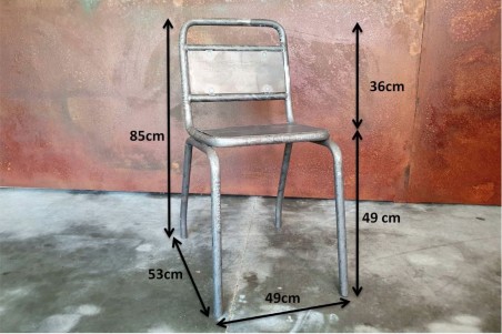 Garris - Chaise métal