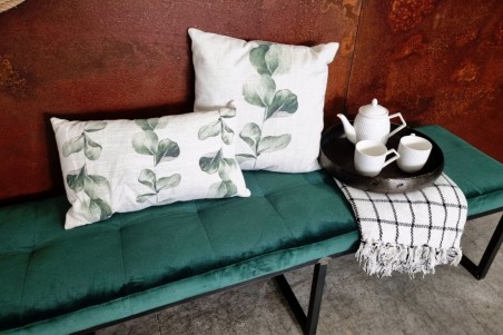 plaid carreaux noir et blanc, cocoon, sieste, cosy