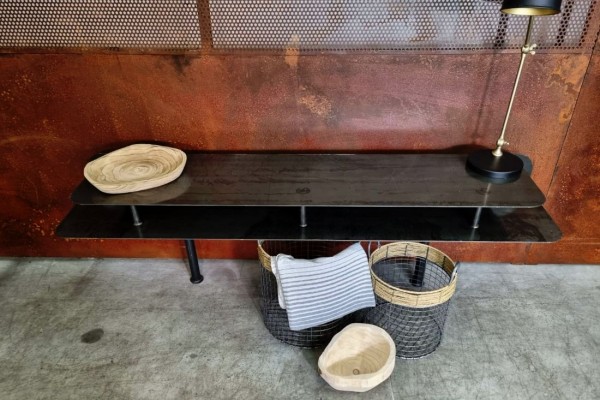 Meuble TV Industriel Acier... 2