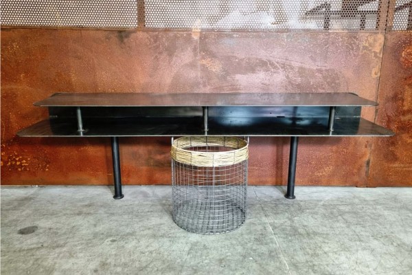 Meuble TV Industriel Acier...