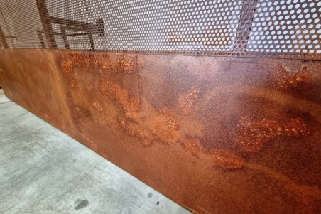 Panneau perforé, séparation de pièce, paravent, style industriel, décoration vintage, design loft