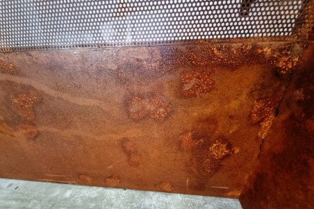 Panneau perforé, séparation de pièce, paravent, style industriel, décoration vintage, design loft