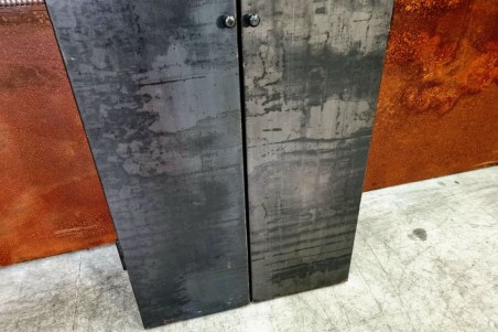 Armoire métal vintage design acier brut déco indus loft