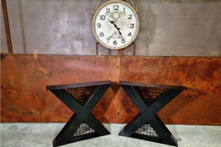 Pieds de table - Xurès - grillage - jardin