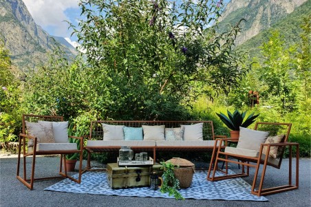 Tapis extérieur Faïence pour le jardin décoration carreaux de ciment imperméable