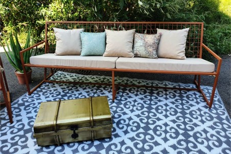 Tapis extérieur Faïence pour le jardin décoration carreaux de ciment imperméable