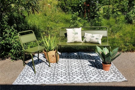Tapis extérieur Faïence pour le jardin décoration carreaux de ciment imperméable