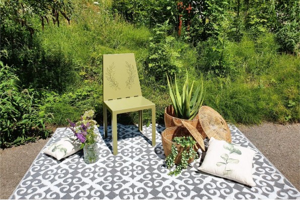 Tapis extérieur Faïence pour le jardin décoration carreaux de ciment imperméable