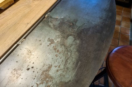 Tablette en métal extension d'îlot centrale à fixer tablette murale gain de place