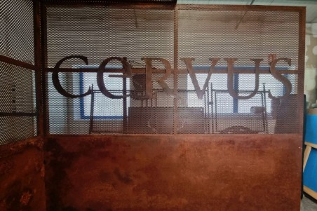 Cloison Industrielle Acier Rouillé