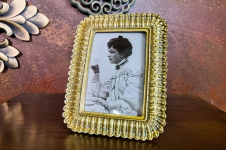 cadre photo doré baroque avec support pour table décoration vintage cadre royal dimension 20x15