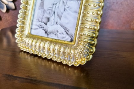 cadre photo doré baroque avec support pour table décoration vintage cadre royal dimension 20x15