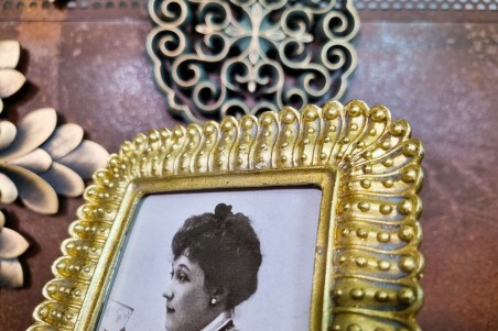 cadre photo doré baroque avec support pour table décoration vintage cadre royal dimension 20x15