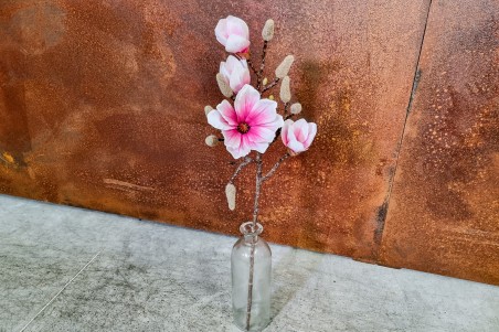 fleur magnolia rose vendu à l'unité décoration florale