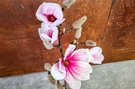 fleur magnolia rose vendu à l'unité décoration florale