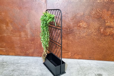 Jardinière Métal avec treillis spécial plantes grimpantes déco style indus design grillage