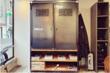 Vestiaire d'entrée style Industriel - Veckring