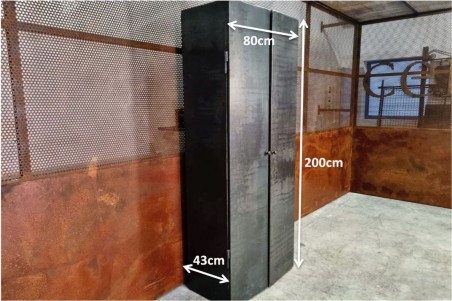 Armoire en métal brut - Valady