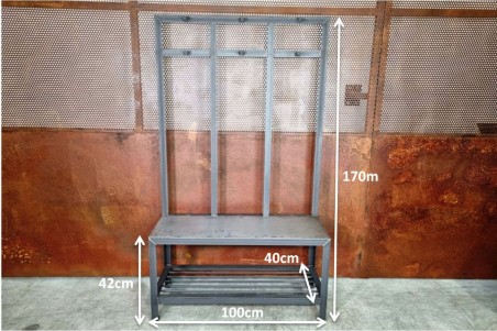 Meuble d'entrée métal - Ambel