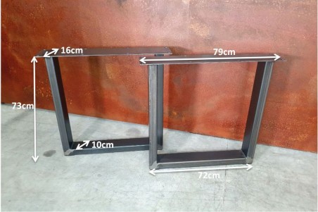 Pieds de table - Urdès - version grillage