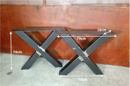 Pieds de table Xurès - version grillage