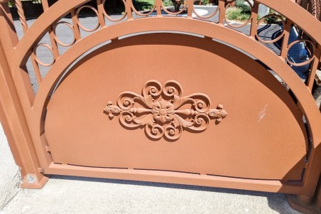 Portillon de jardin fer forgé haut de gamme