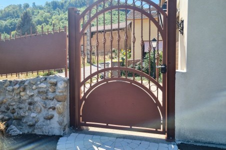 Portillon de jardin fer forgé haut de gamme
