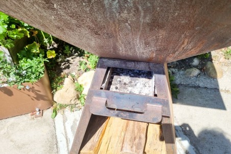 Braséro barbecue corten jardin cuisine outdoor qualité artisanale décoration urbaine style industriel extérieur