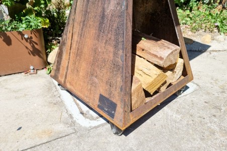 Braséro barbecue corten jardin cuisine outdoor qualité artisanale décoration urbaine style industriel extérieur