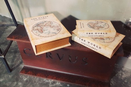 Boîtes livres explorateur, effet vintage, 3 tailles