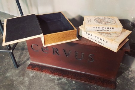 Boîtes livres explorateur, effet vintage, 3 tailles