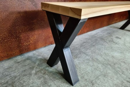 Pieds de Banc métal style indus déco vintage qualité artisanale design loft