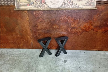 Pieds de Banc métal style indus déco vintage qualité artisanale design loft