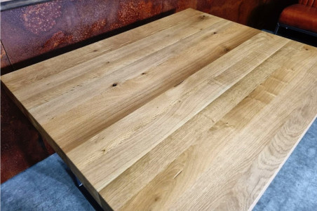 Plateau de table en bois - épaisseur 8 cm