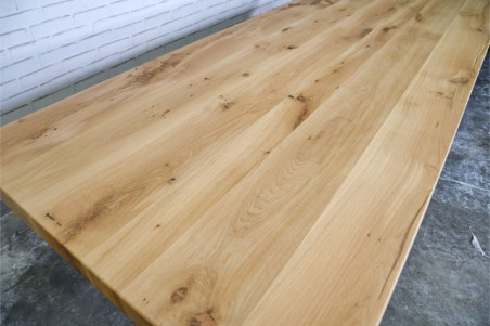 Plateau de table en bois - épaisseur 8 cm