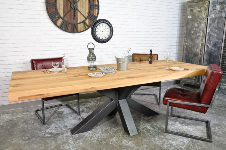 Plateau de table en bois - épaisseur 8 cm