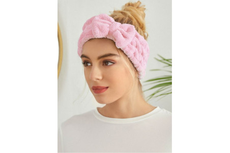 Bandeau de maquillage - rose