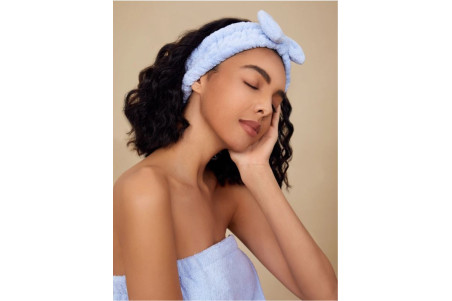 Bandeau de maquillage - bleu