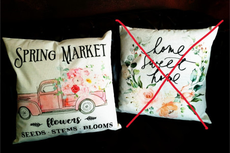 housses de coussins pick up, florales, été, jardins, printemps