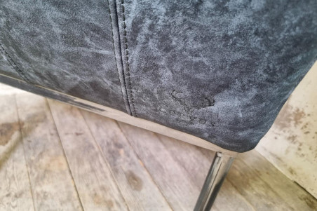 Chaise en cuir LOCARN - coutures Héritage