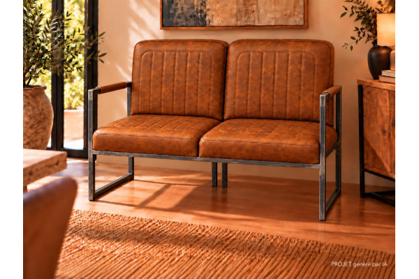 Banquette en cuir NOCARIO -...