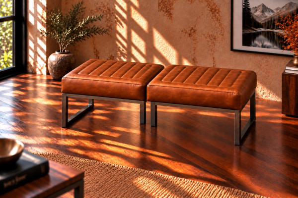 Banc en cuir - NOCARIO -... 2