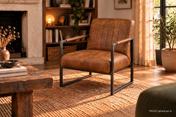 Fauteuil en cuir - NOCARIO...