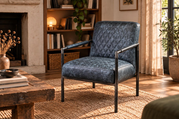 Fauteuil en cuir - LOCARN-... 2