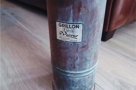 Extincteur ancien, collection, chiné, brocante