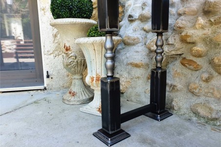 Barbecue metal style indus jardin design fabrication artisanale de qualité