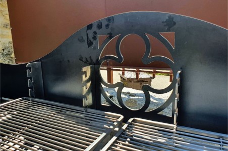 Barbecue metal style indus jardin design fabrication artisanale de qualité