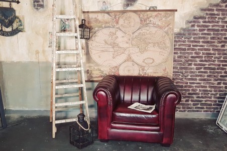 Carte du monde en tissu à accrocher au mur